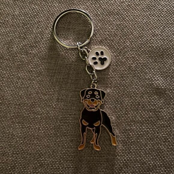 Rottweiler Dog Keychain - Picture 10 of 10